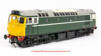 2772 Heljan Class 27 Diesel Locomotive in BR Green livery with cream lining and full yellow ends